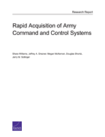 Cover: Rapid Acquisition of Army Command and Control Systems