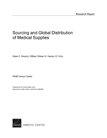 Cover: Sourcing and Global Distribution of Medical Supplies