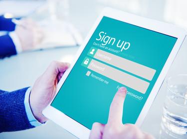 Simple online signup form