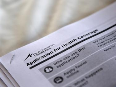 The federal government forms for applying for health coverage under the Affordable Care Act
