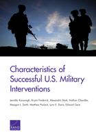 Cover: Characteristics of Successful U.S. Military Interventions