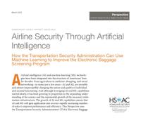 Cover: Airline Security Through Artificial Intelligence