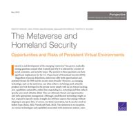 Cover: The Metaverse and Homeland Security
